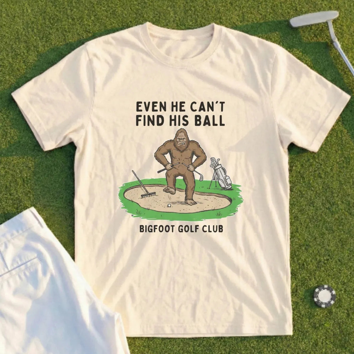 Bigfoot Lost His Ball Tee