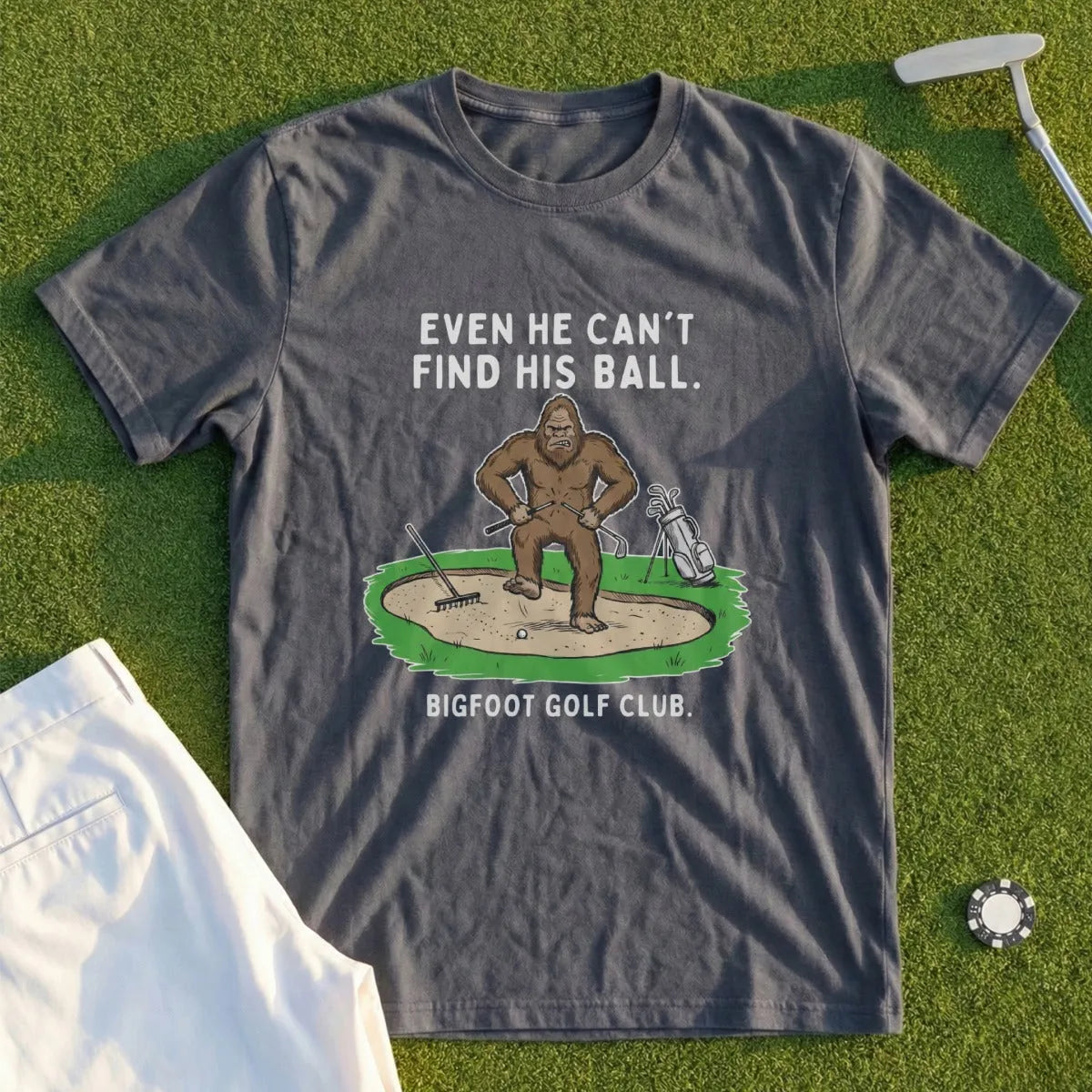 Bigfoot Lost His Ball Tee