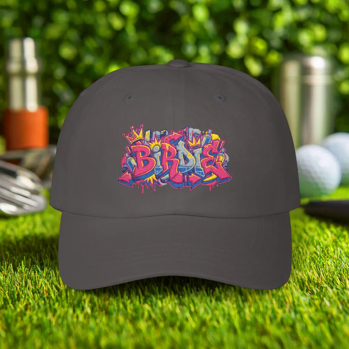 Birdie Graffiti Embroidered Hat