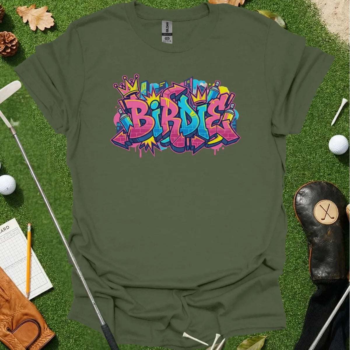 Birdie Graffiti Tag Tee