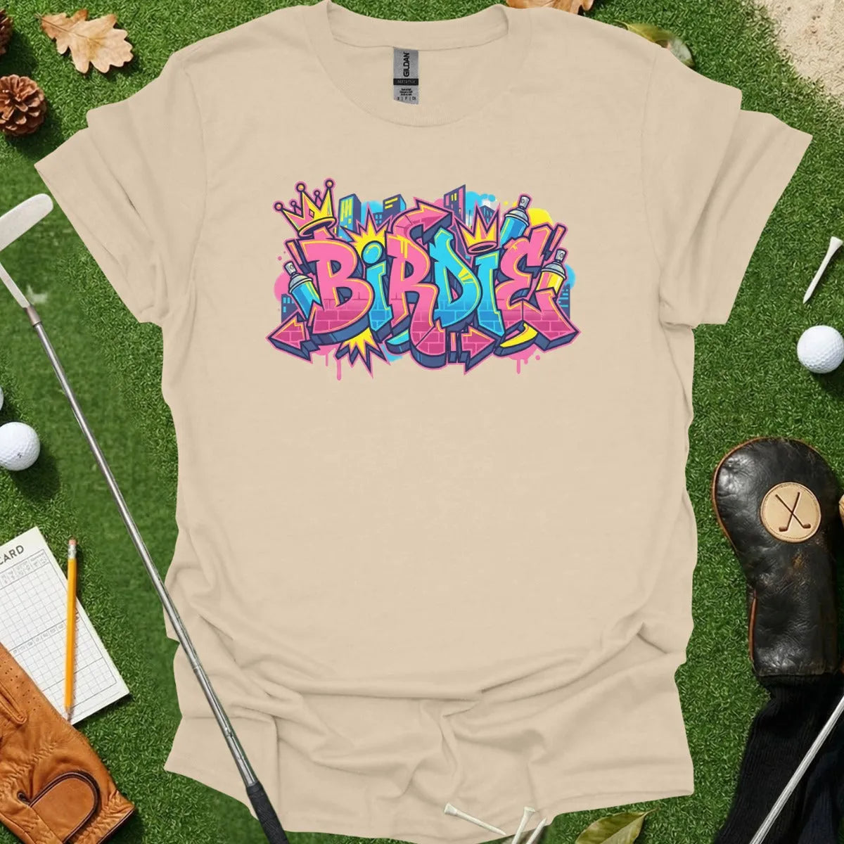 Birdie Graffiti Tag Tee