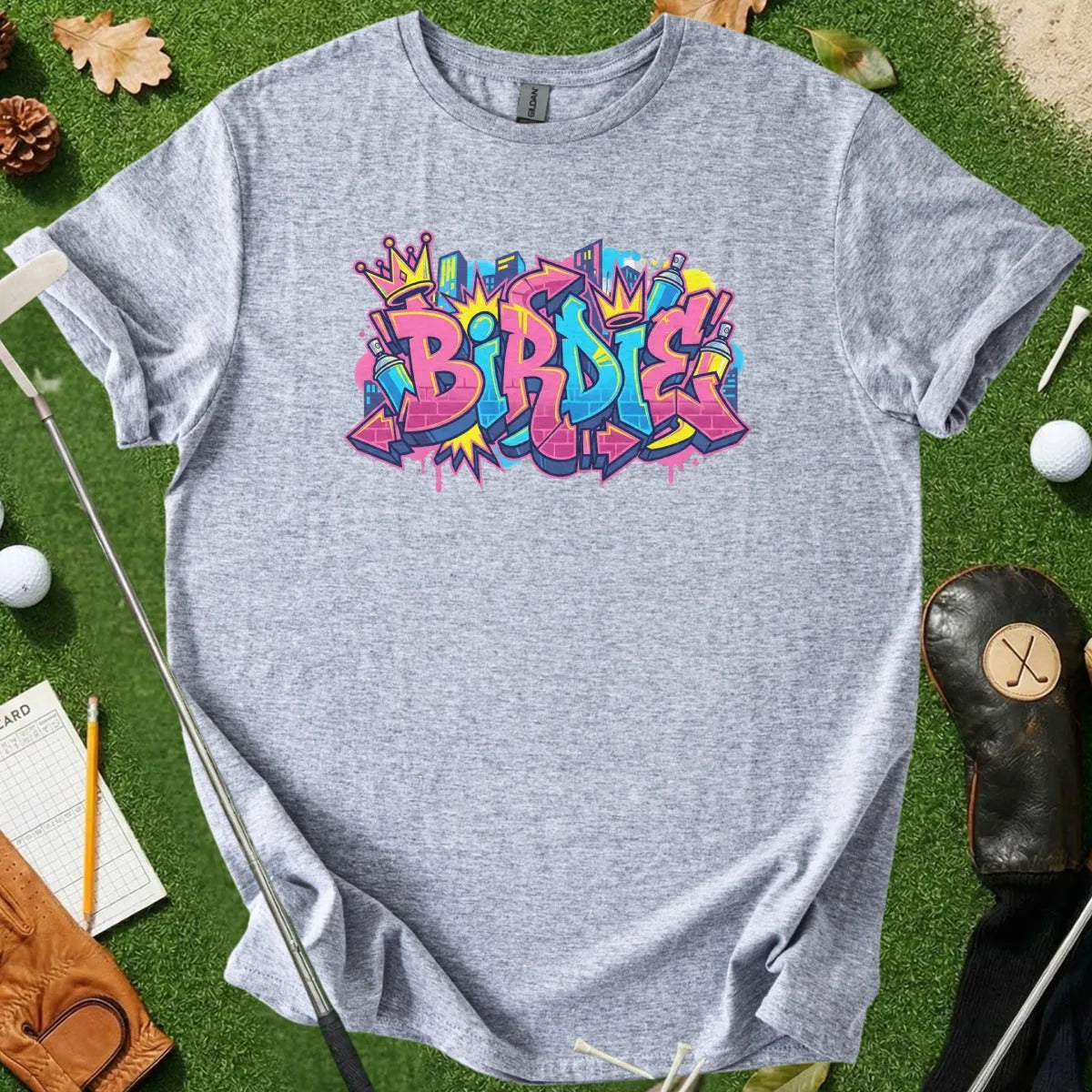 Birdie Graffiti Tag Tee