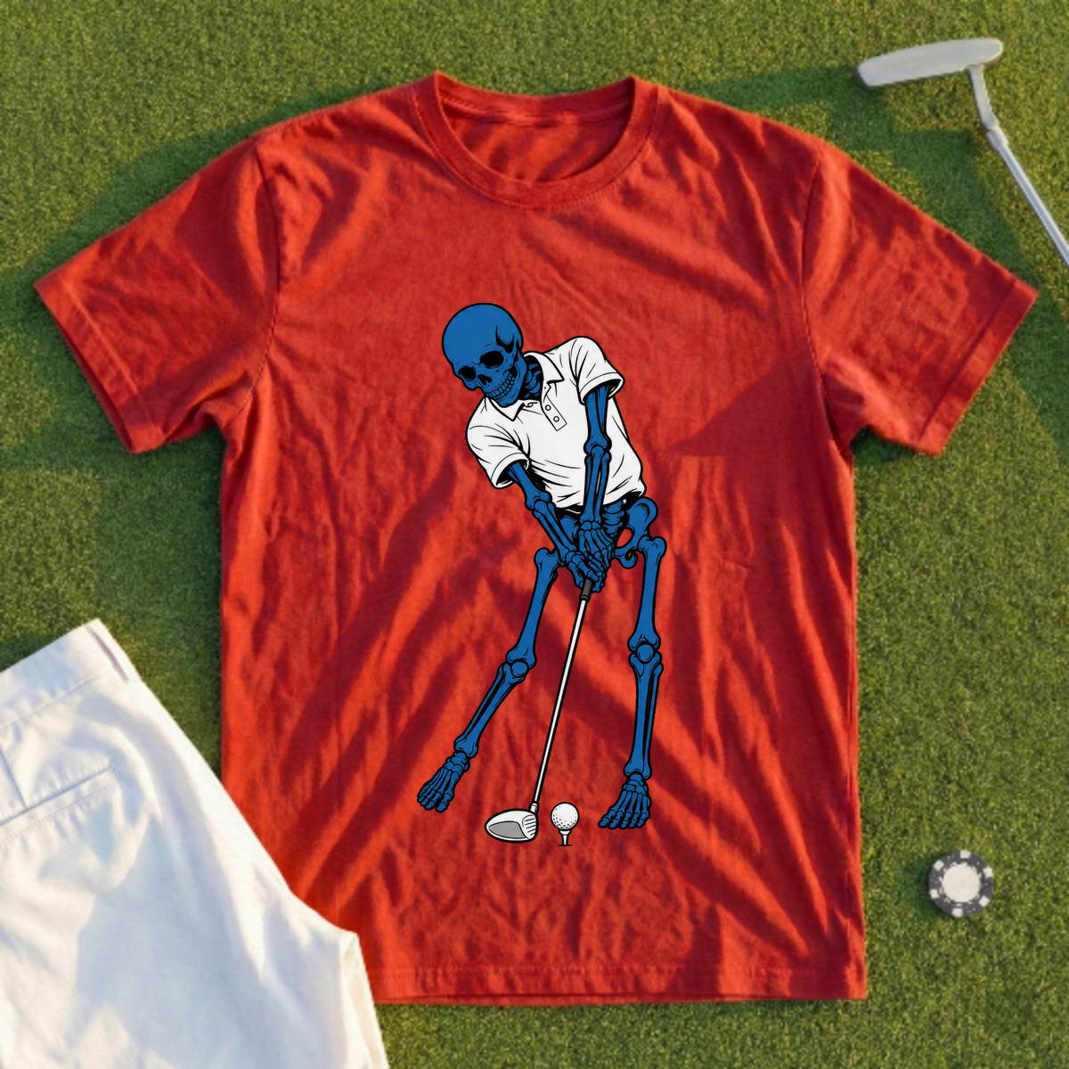 Blue Skeleton's Full Send Tee
