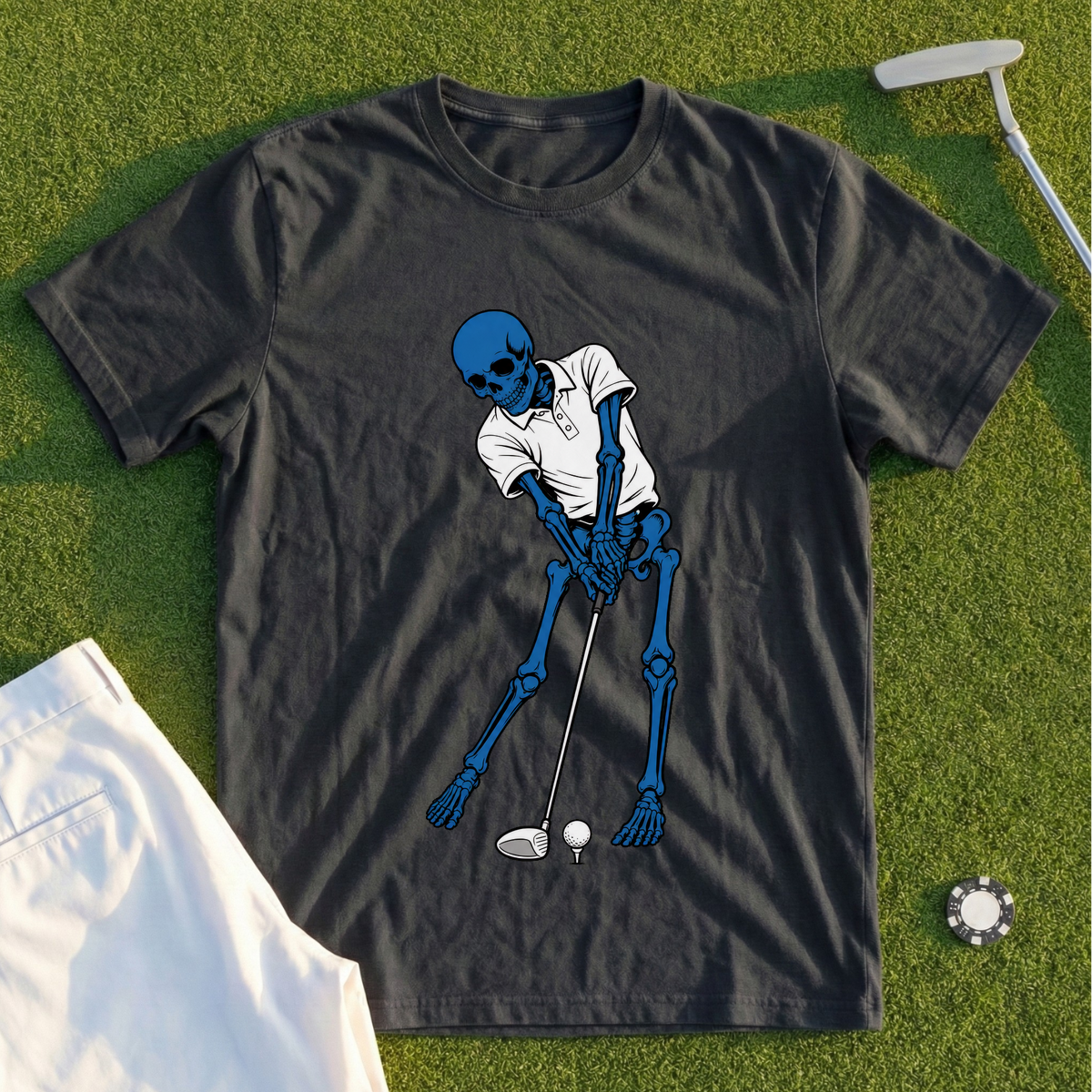 Blue Skeleton's Full Send Tee