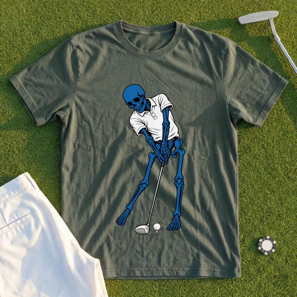 Blue Skeleton's Full Send Tee