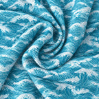 Blue Waves Performance Print Polo
