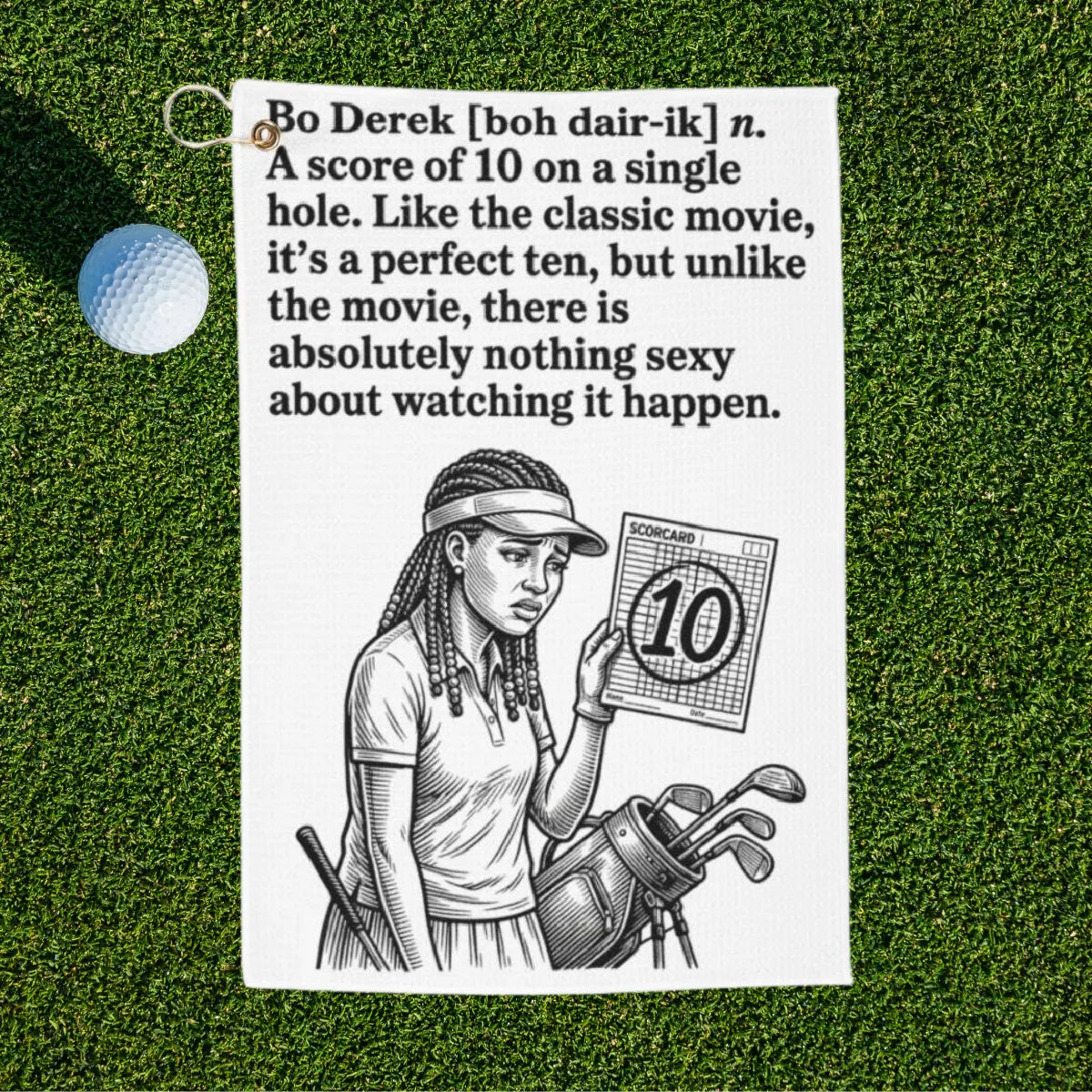 Bo Derek Golf Towel