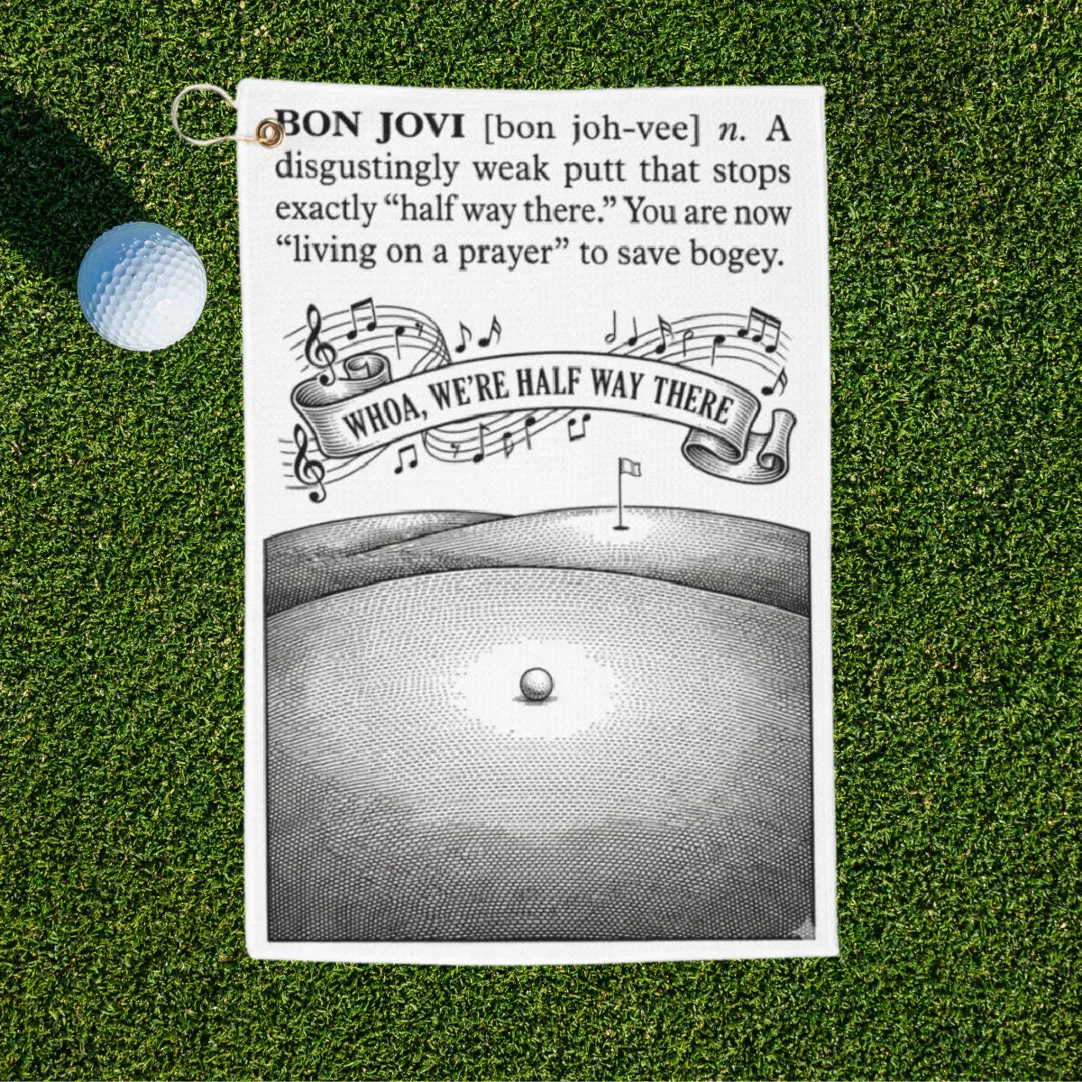 Bon Jovi Golf Towel