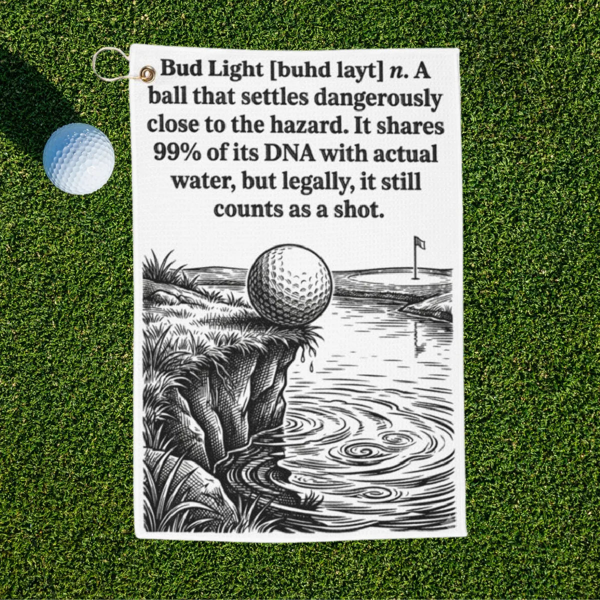Bud Light Golf Towel