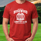 Bushwood 1980 Tee worn on the golf course, Red