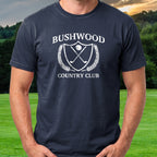 Bushwood Country Club Tee worn on the golf course, Navy