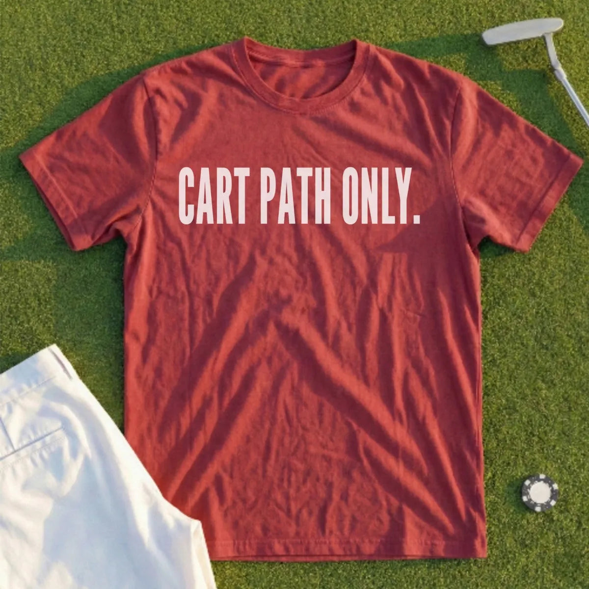 CART PATH ONLY Tee