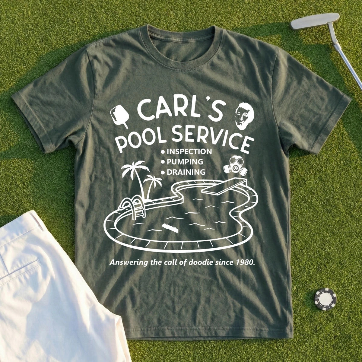 Carls Pool Service Tee