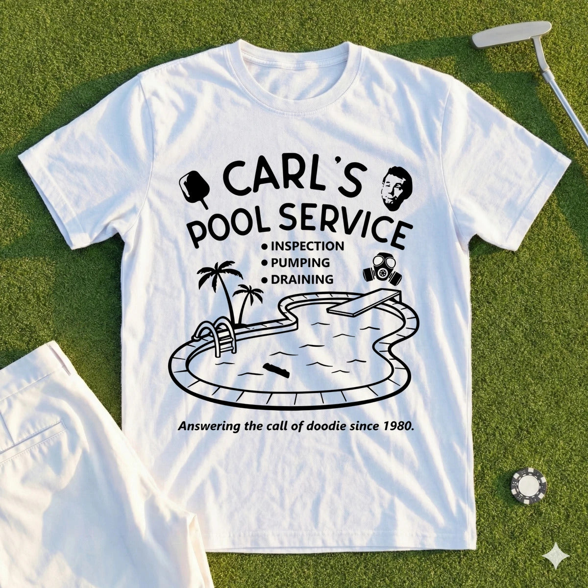 Carls Pool Service Tee
