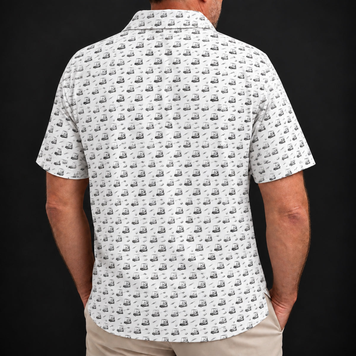 Cart Convoy Performance Print Polo