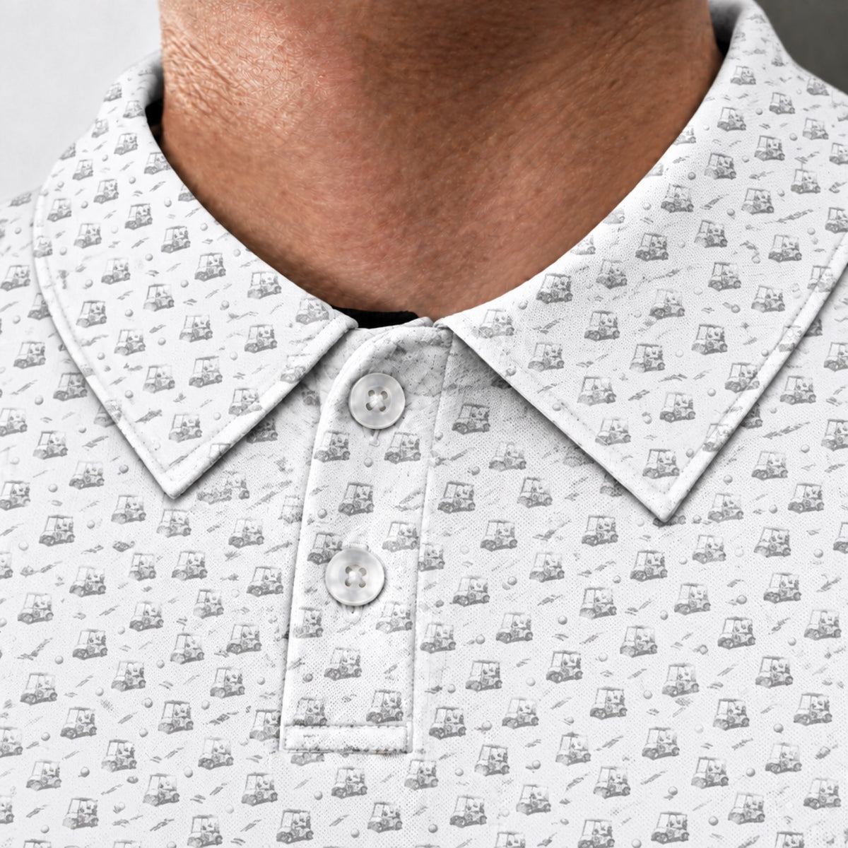 Cart Convoy Performance Print Polo