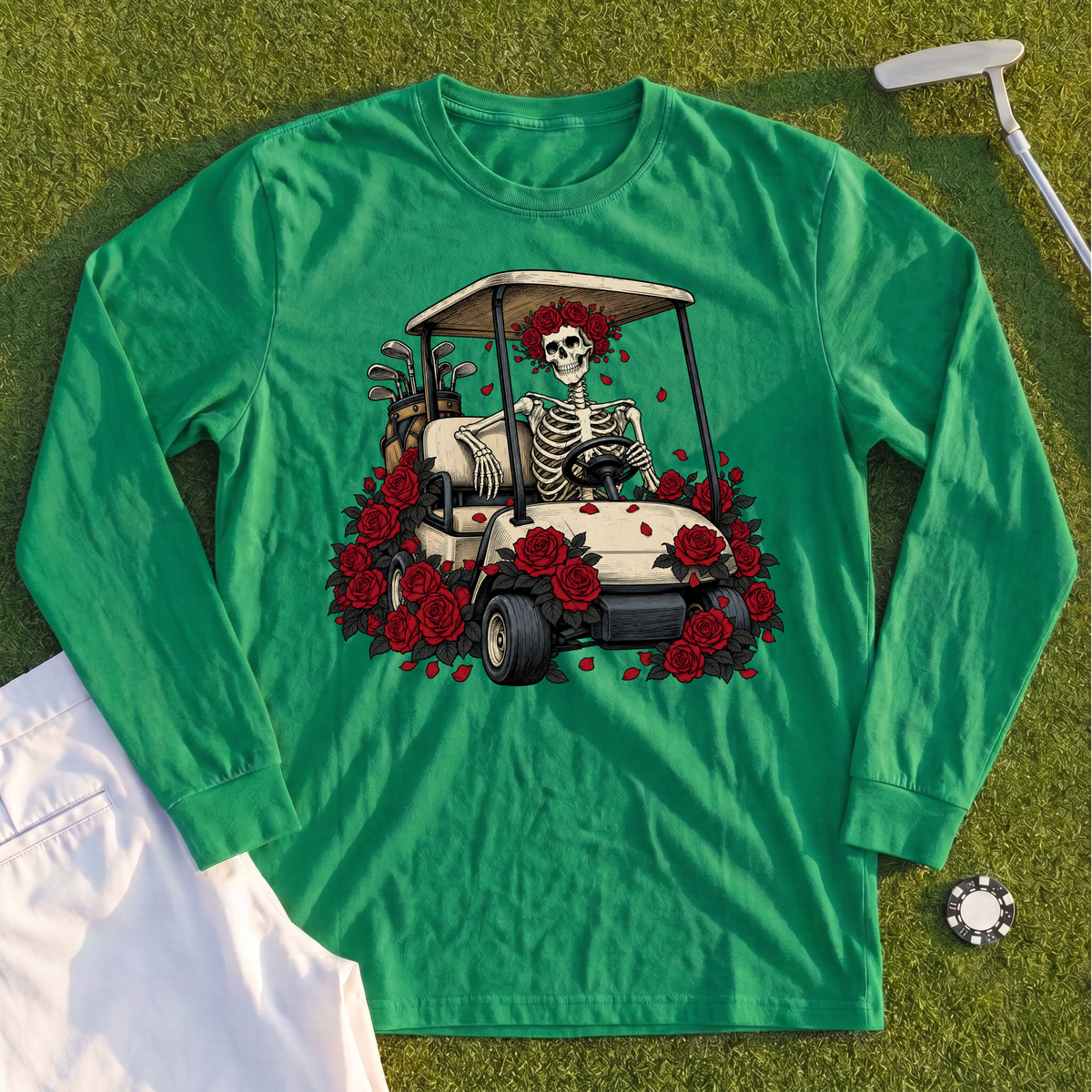 Cart Of The Departed Long Sleeve Tee