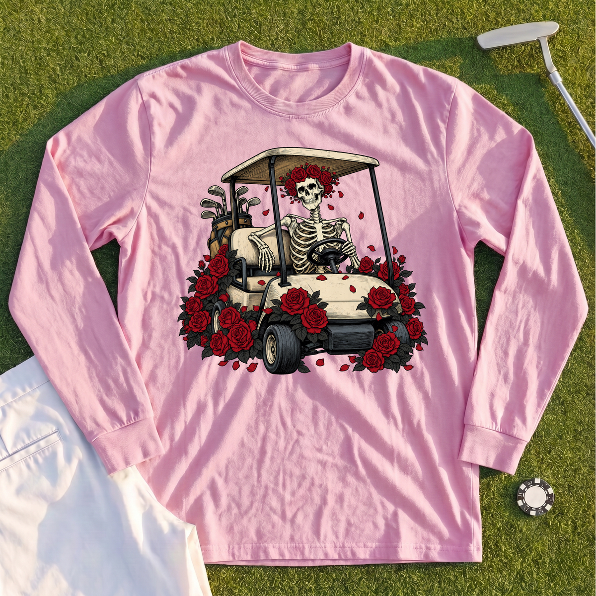 Cart Of The Departed Long Sleeve Tee