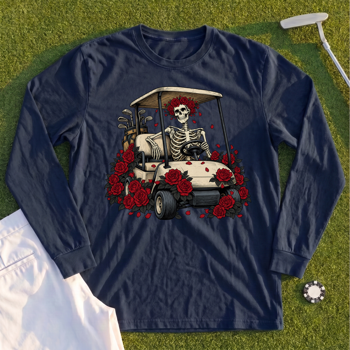 Cart Of The Departed Long Sleeve Tee