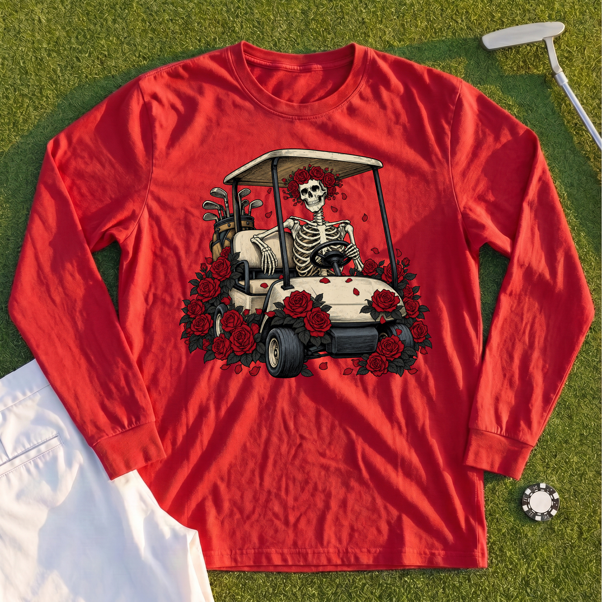 Cart Of The Departed Long Sleeve Tee