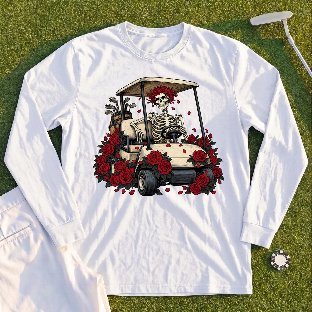 Cart Of The Departed Long Sleeve Tee