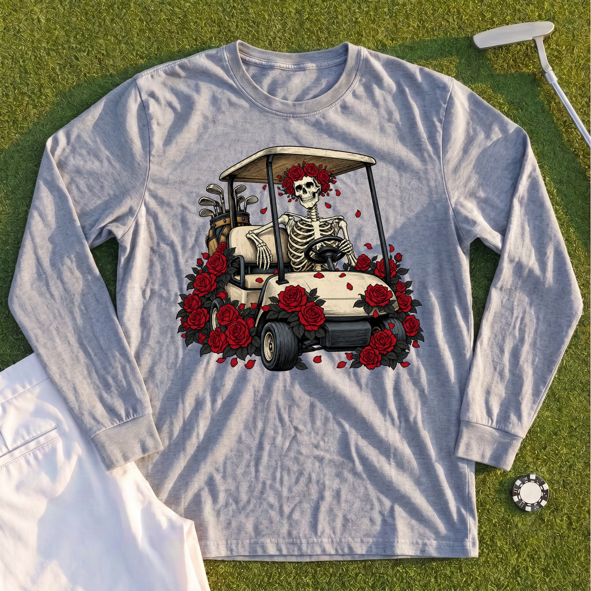 Cart Of The Departed Long Sleeve Tee