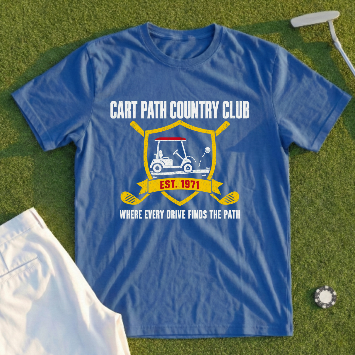 Cart Path Country Club Tee