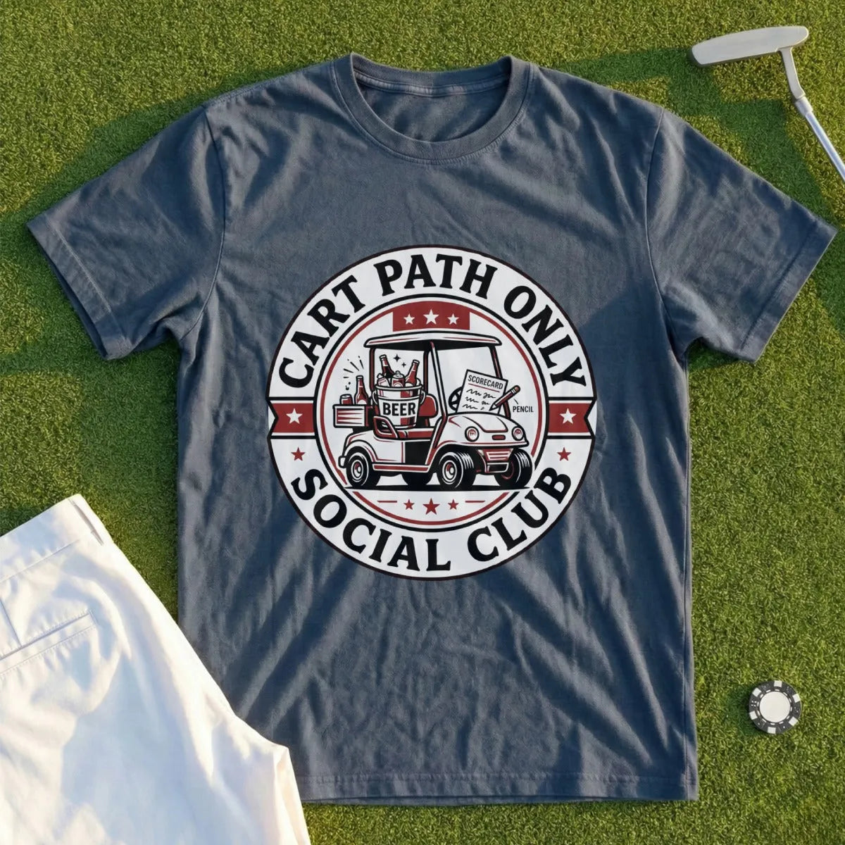 Cart Path Social Club Tee
