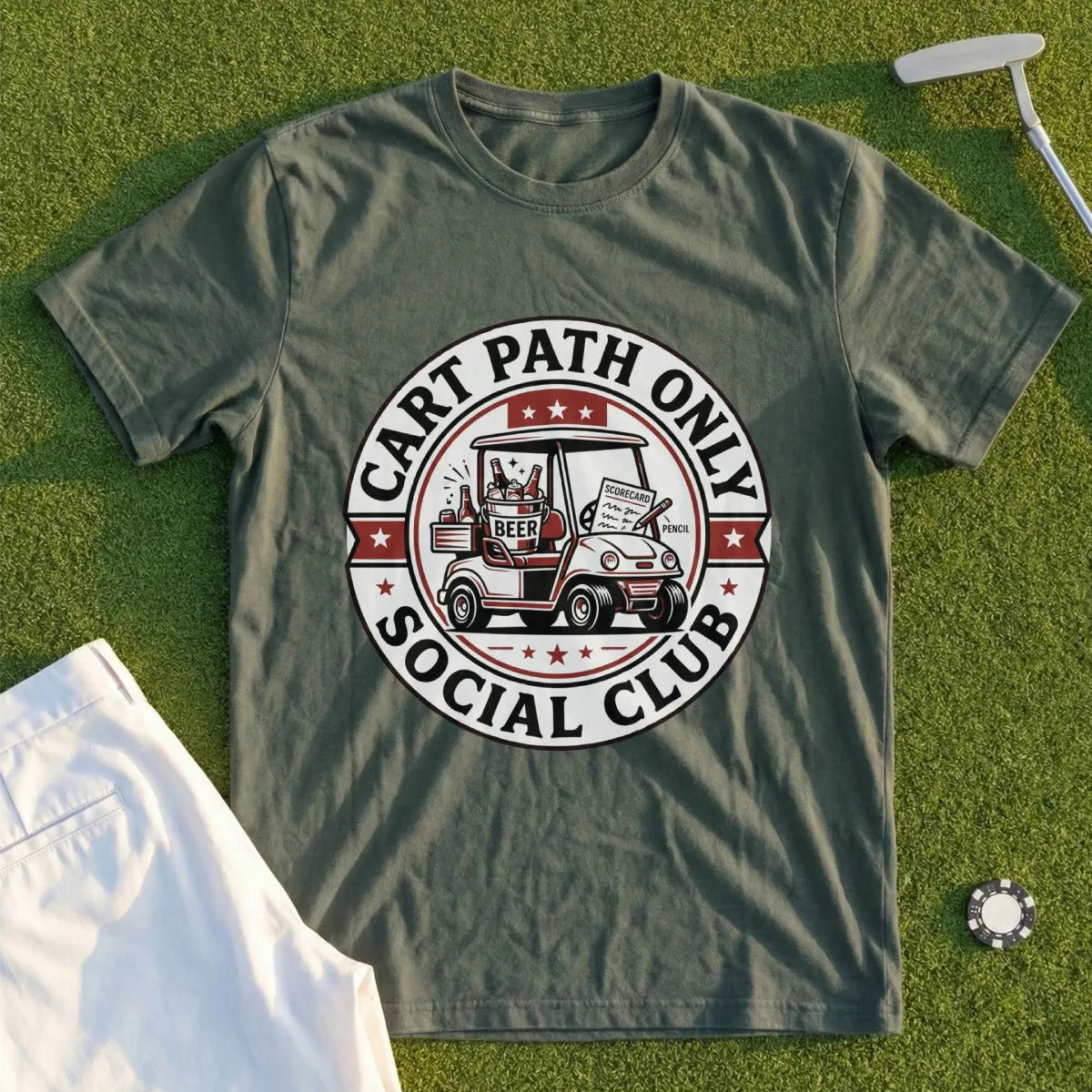 Cart Path Social Club Tee
