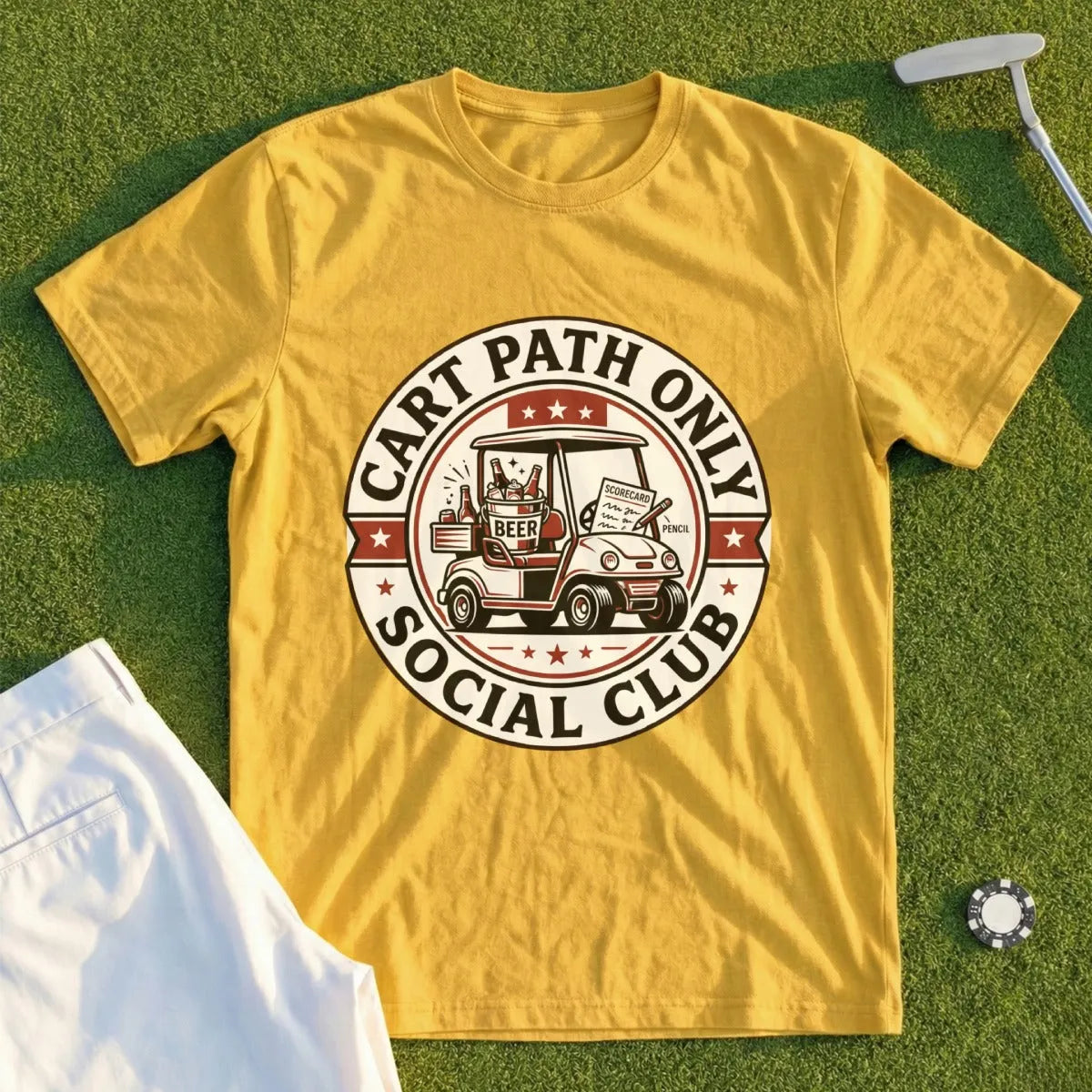 Cart Path Social Club Tee