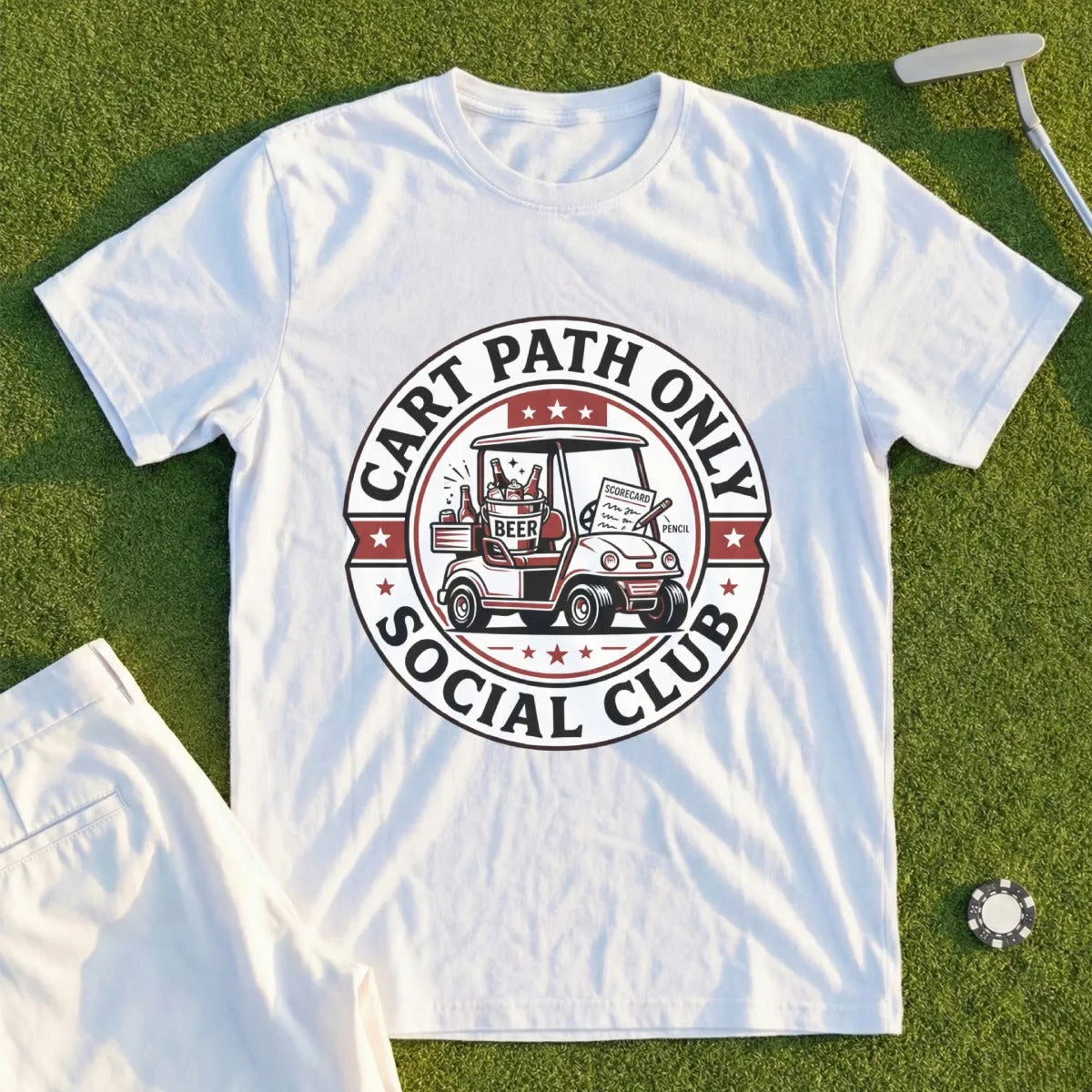 Cart Path Social Club Tee