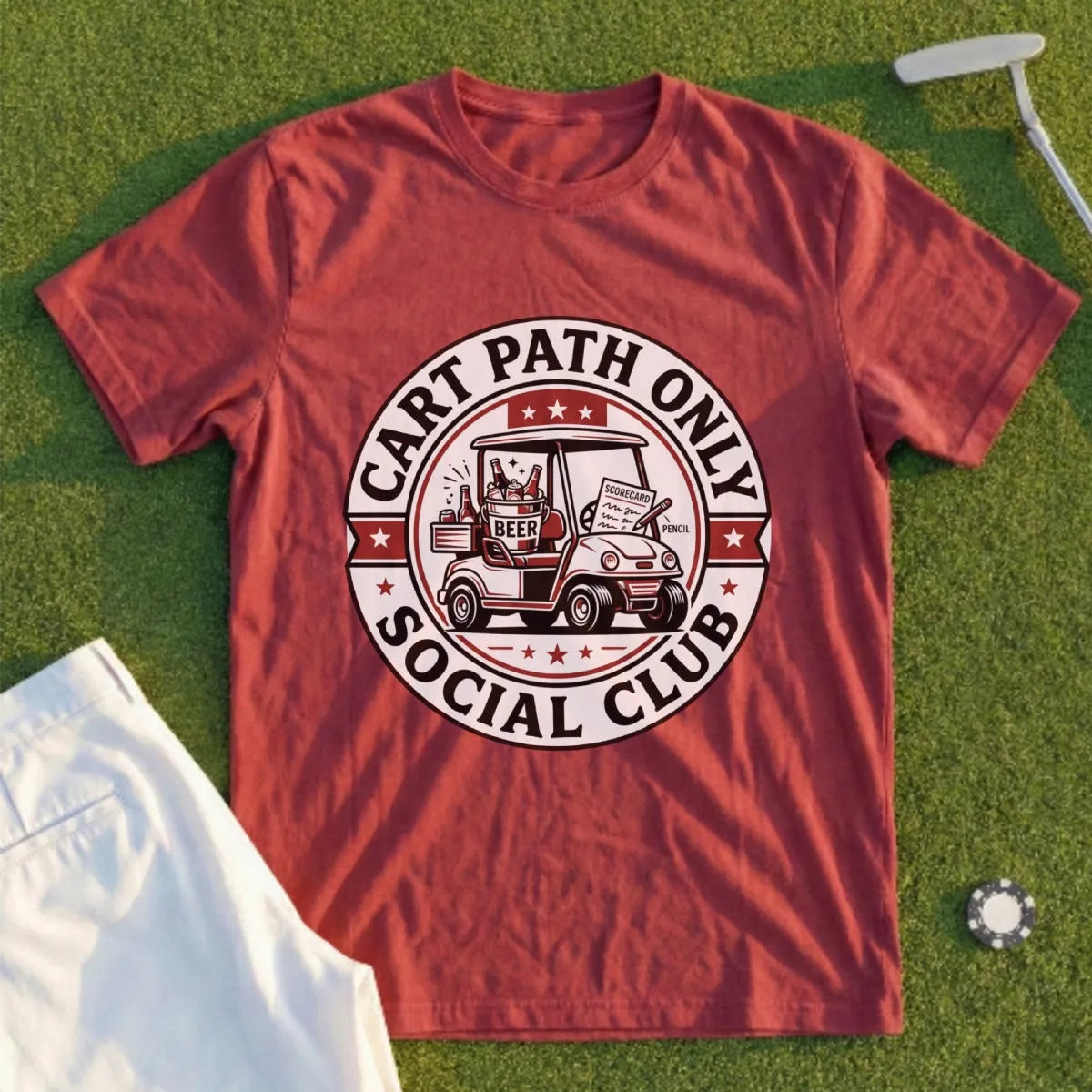 Cart Path Social Club Tee