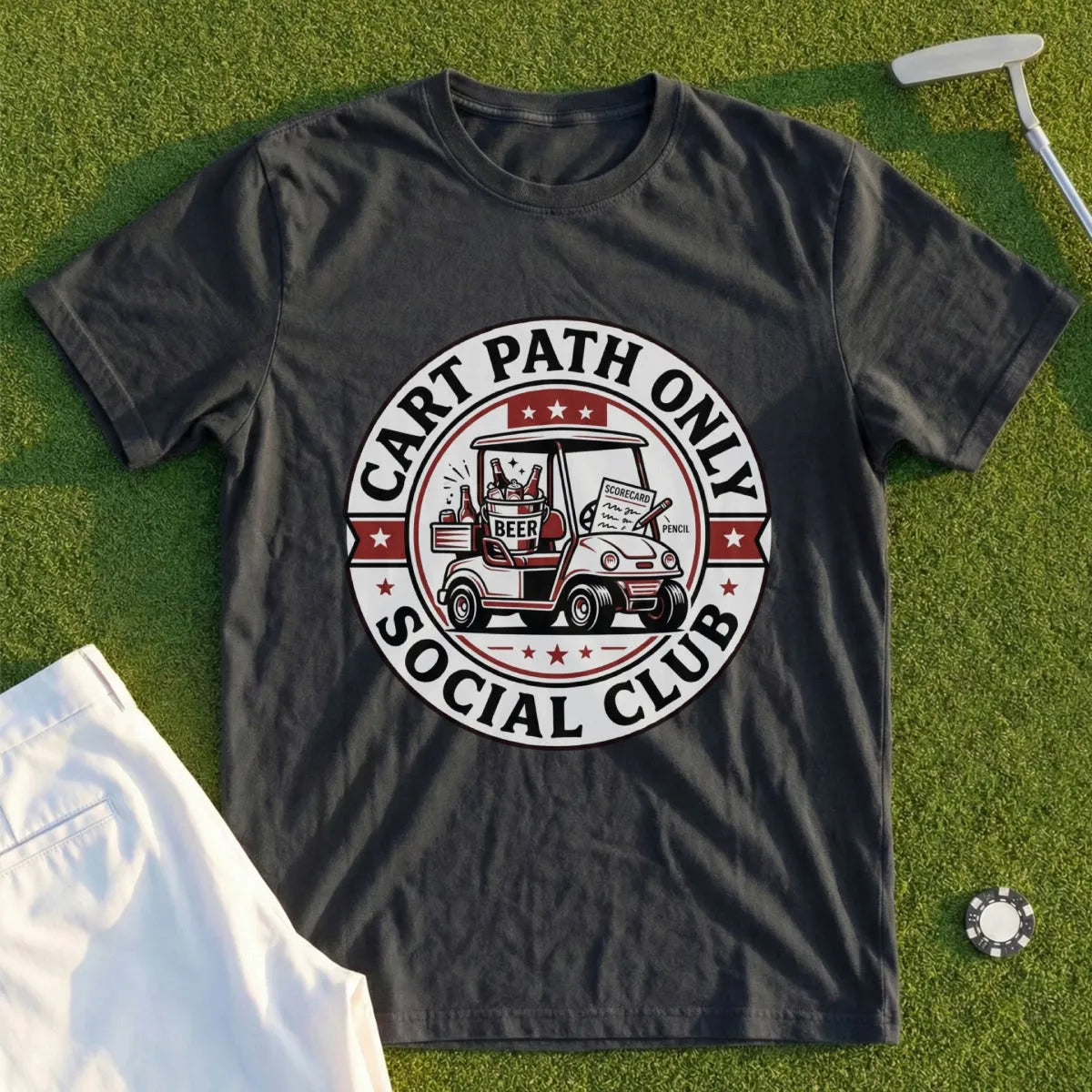Cart Path Social Club Tee