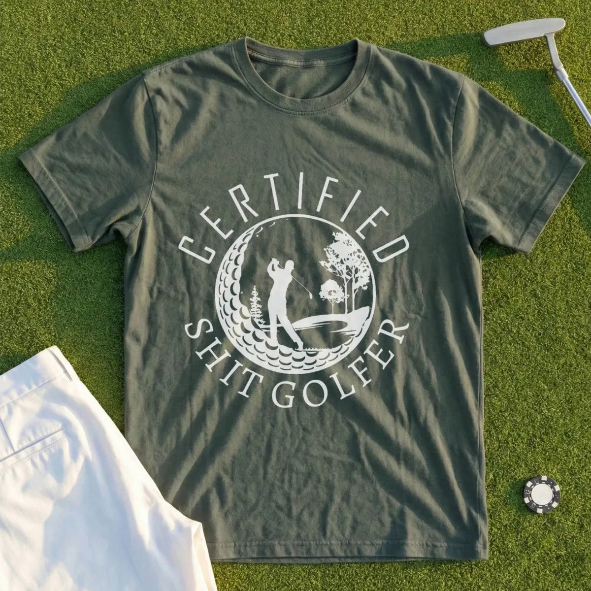 Certified Sh*t Golfer Tee