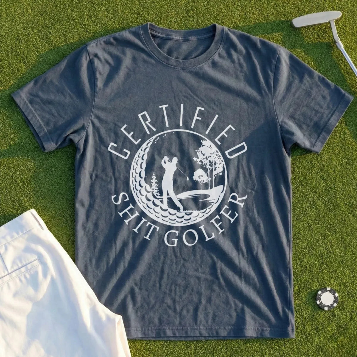 Certified Sh*t Golfer Tee