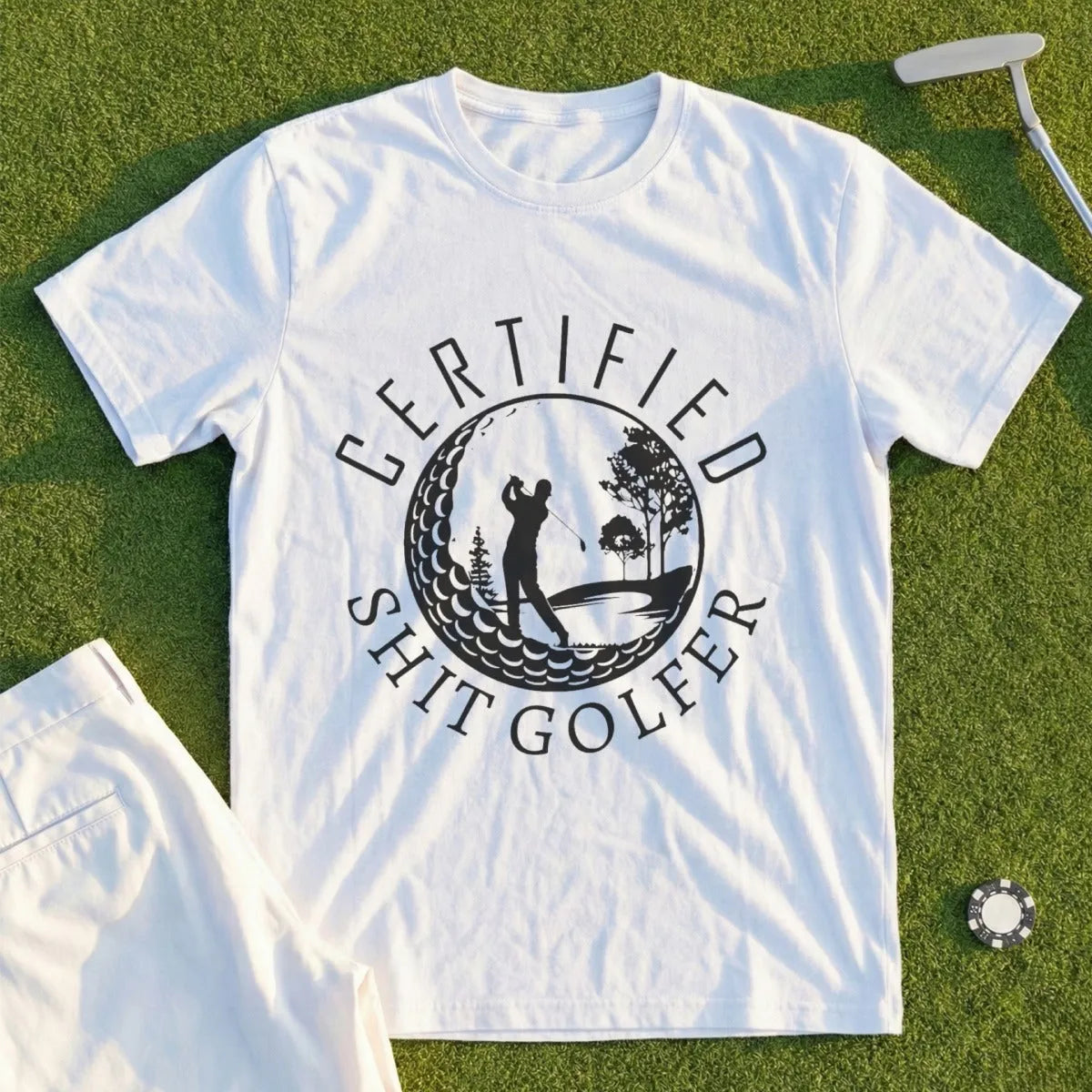Certified Sh*t Golfer Tee