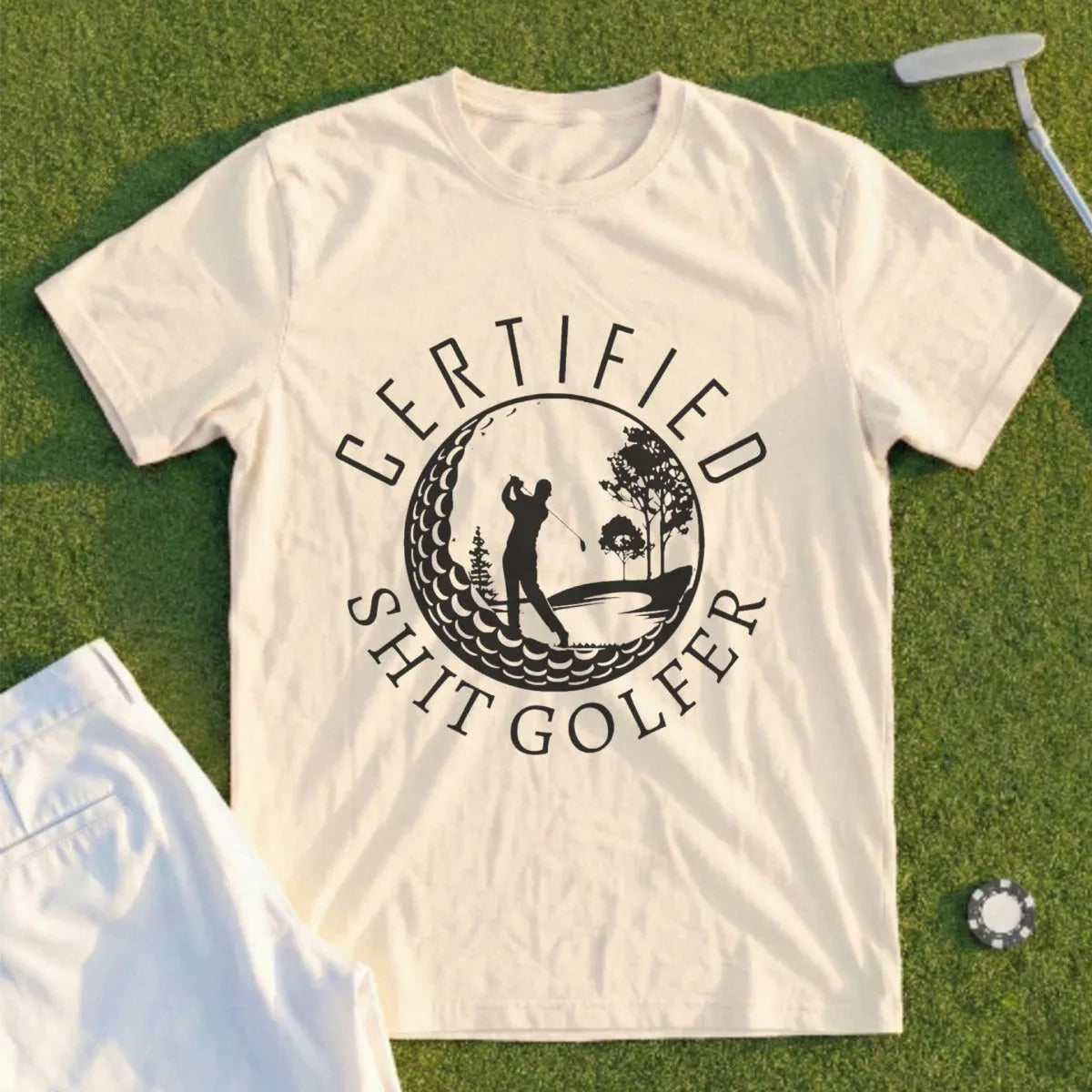 Certified Sh*t Golfer Tee
