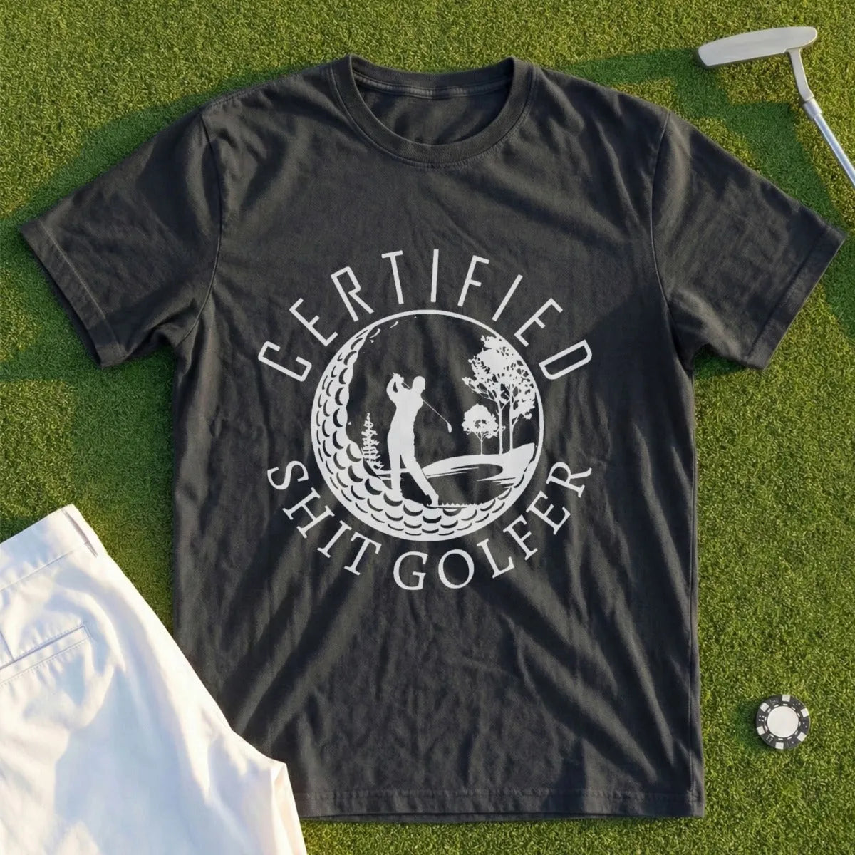 Certified Sh*t Golfer Tee