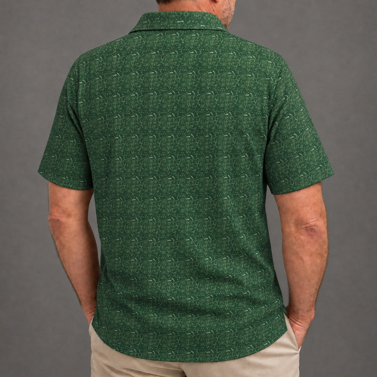 Chalkboard Plays Performance Print Polo
