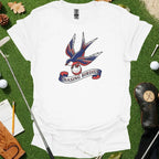 Chasing Birdies Tattoo Style Tee