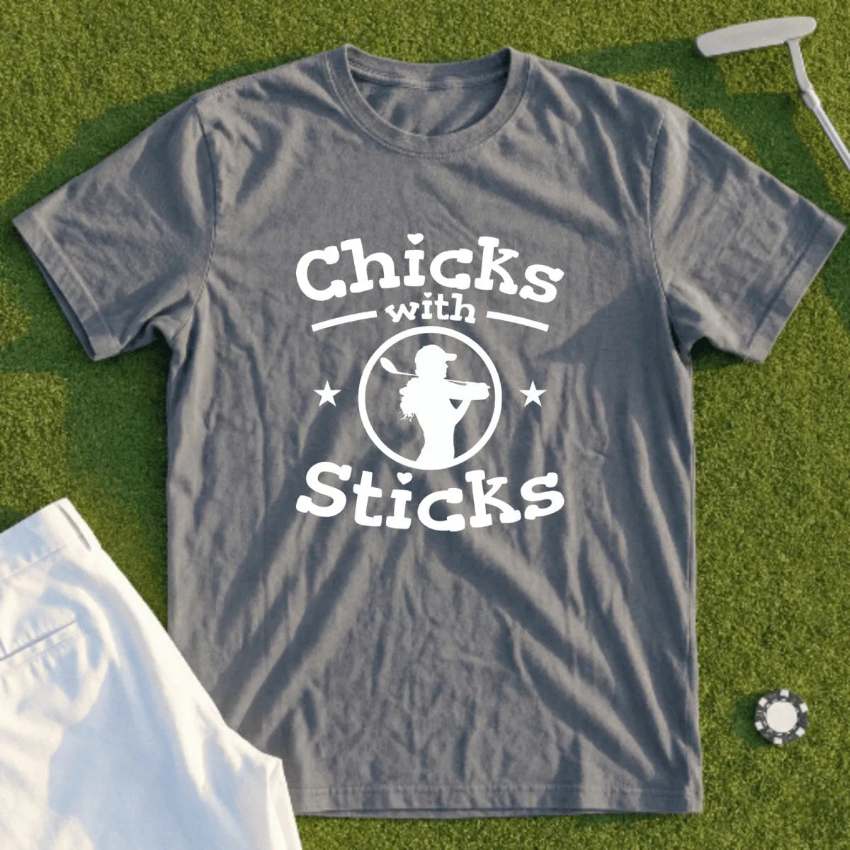 Chicks With Sticks Tee