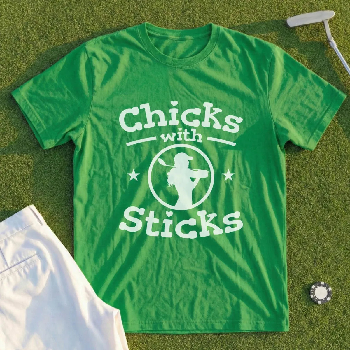Chicks With Sticks Tee