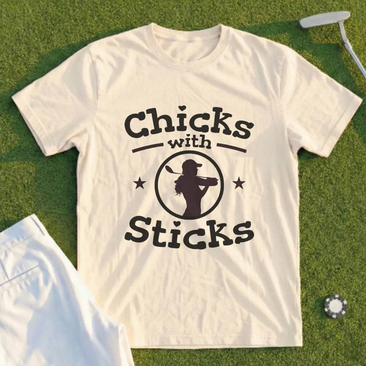 Chicks With Sticks Tee