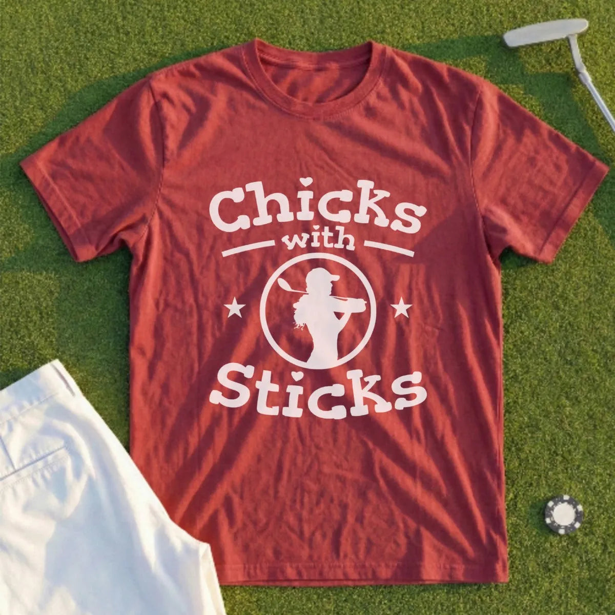 Chicks With Sticks Tee