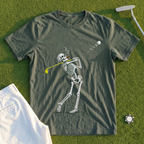 Cigar Skeleton Swing Halftone Tee