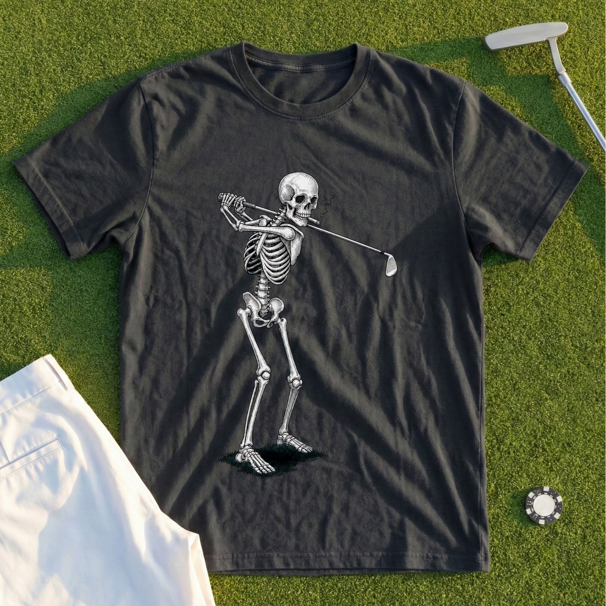 Cigar Skeleton Swing Tee