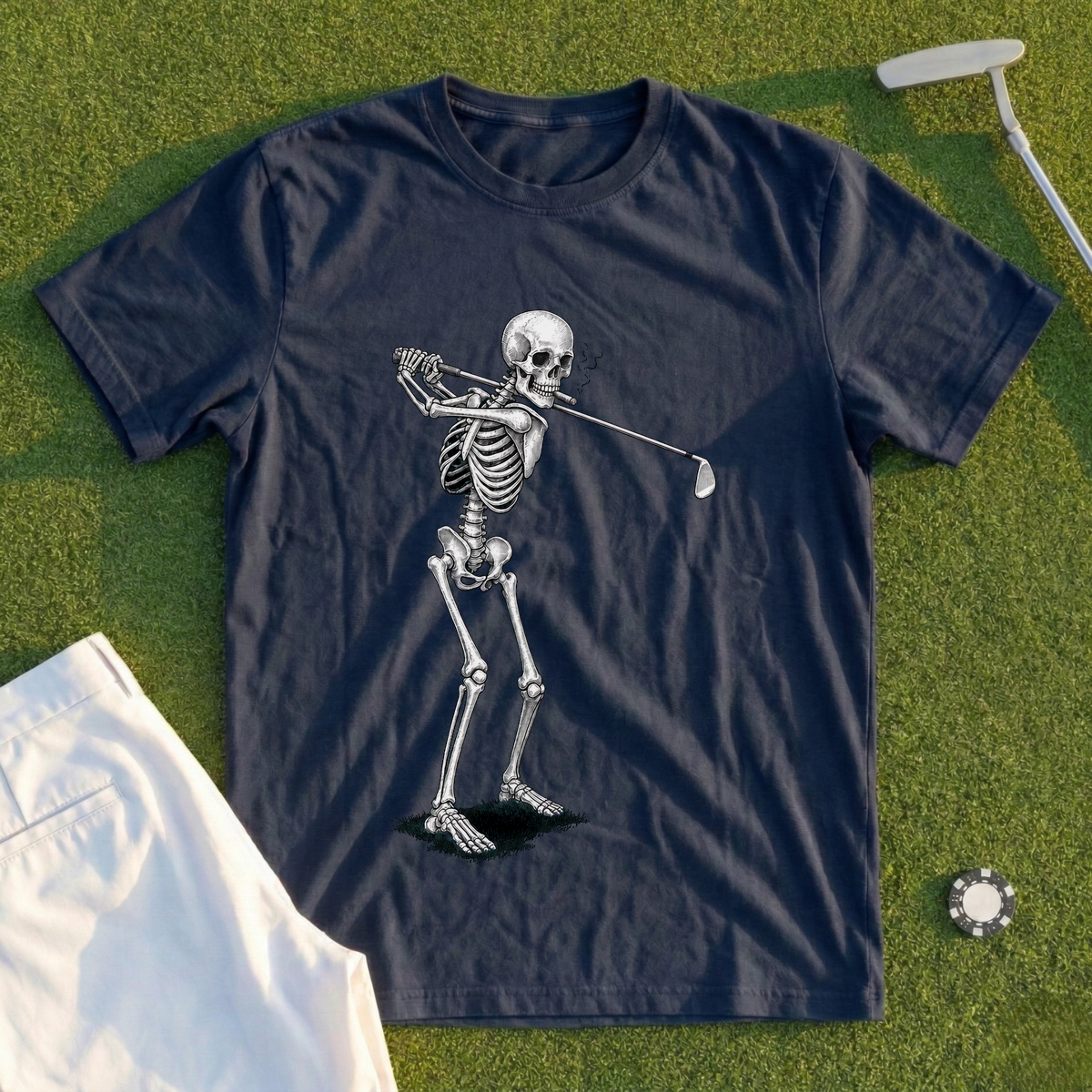 Cigar Skeleton Swing Tee