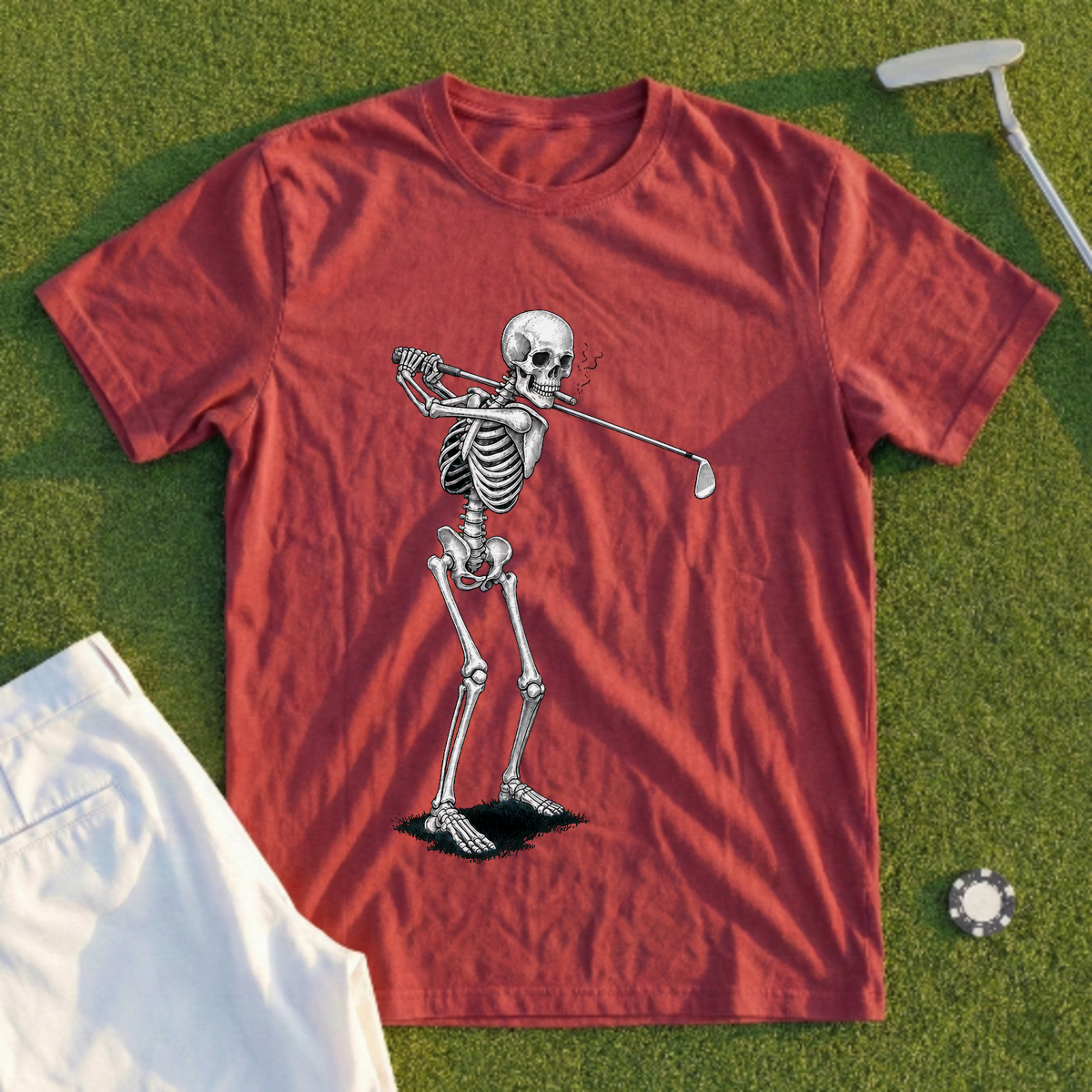 Cigar Skeleton Swing Tee