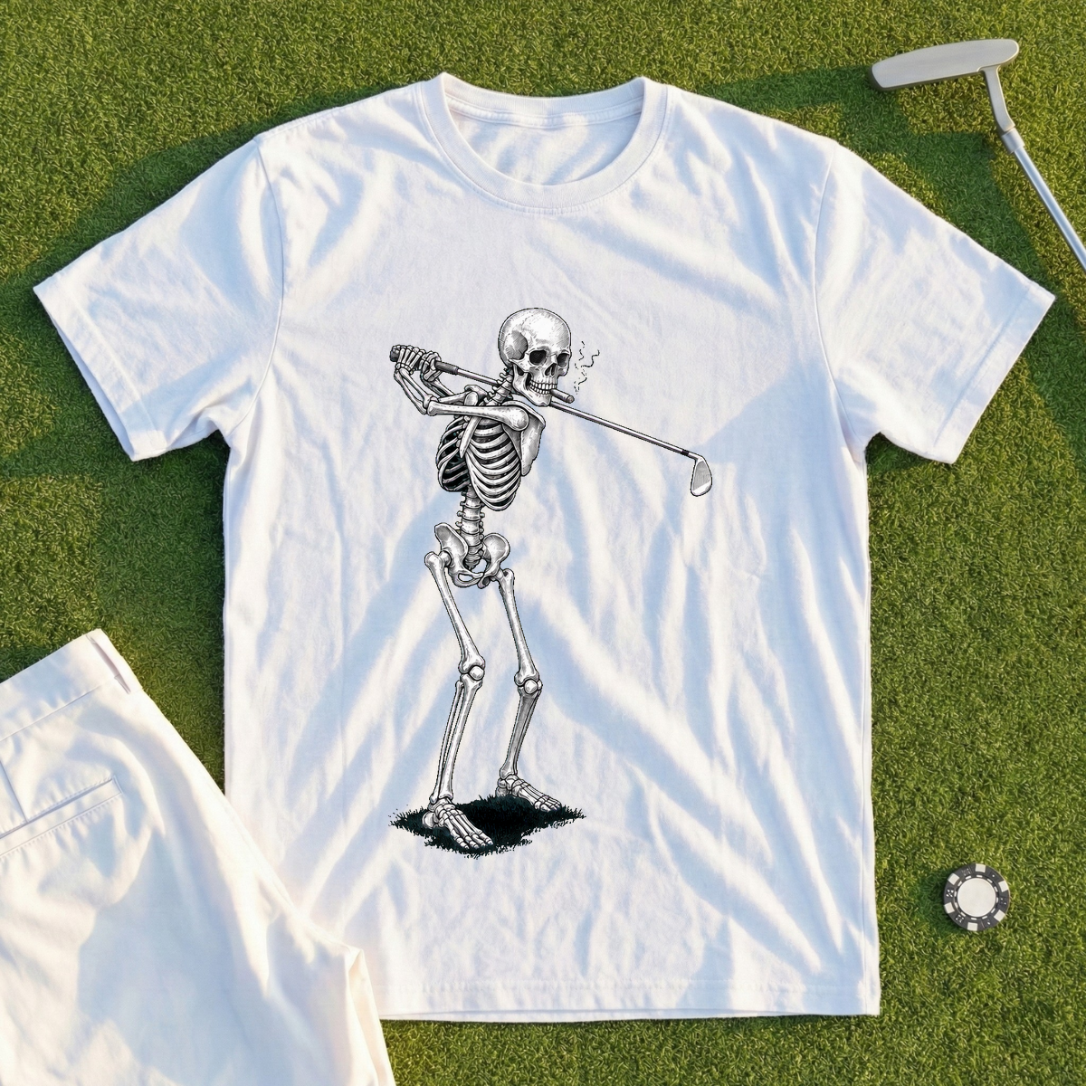 Cigar Skeleton Swing Tee