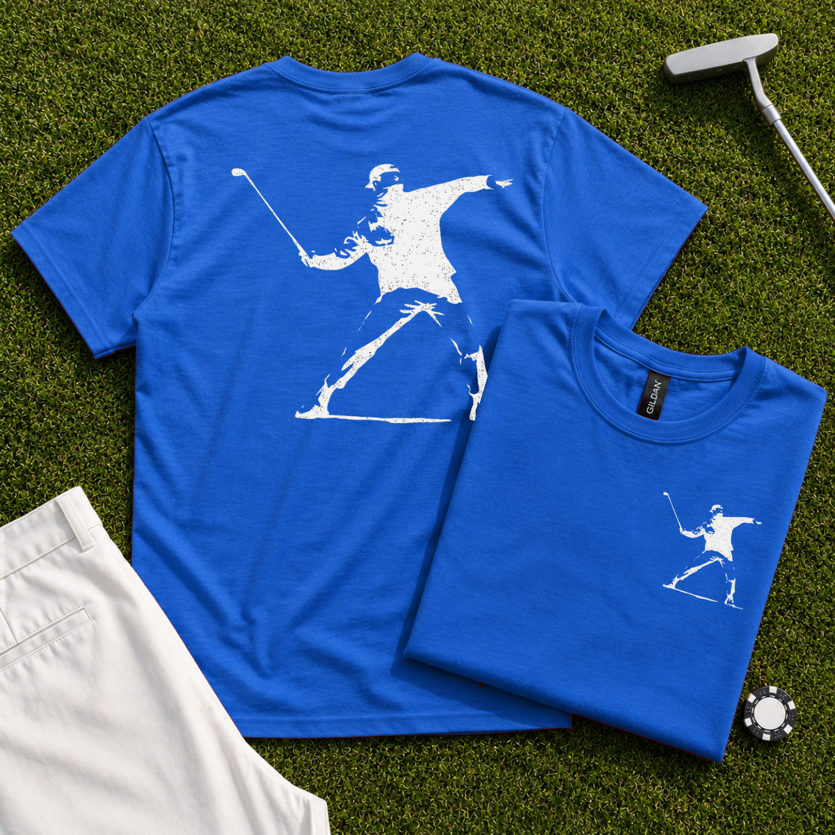 Club Thrower Back Print Tee